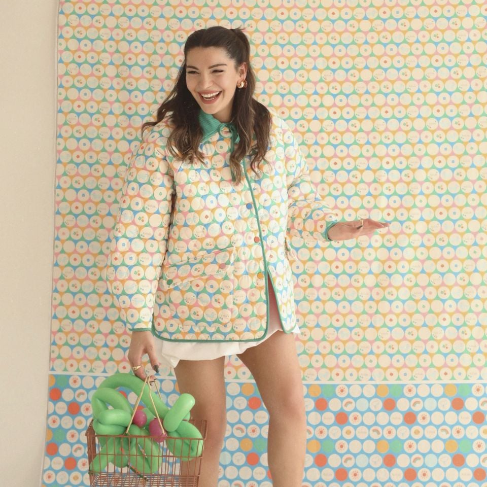 Mama's Cocoon Quilted Jacket M/L