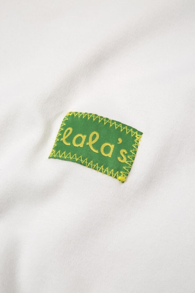 Crochet Label Tee  GREEN