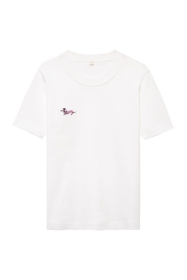 Sign Stitch Tee-PINK