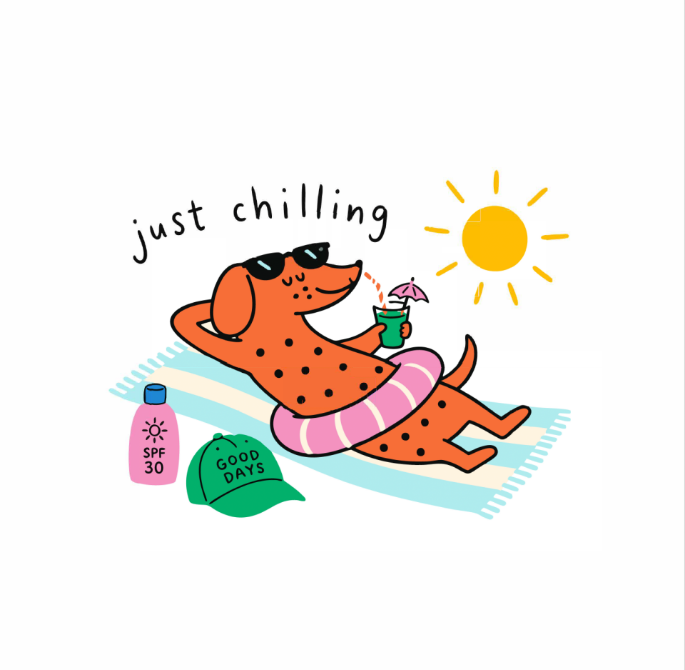 JUST CHILLING TSHIRT 8-9