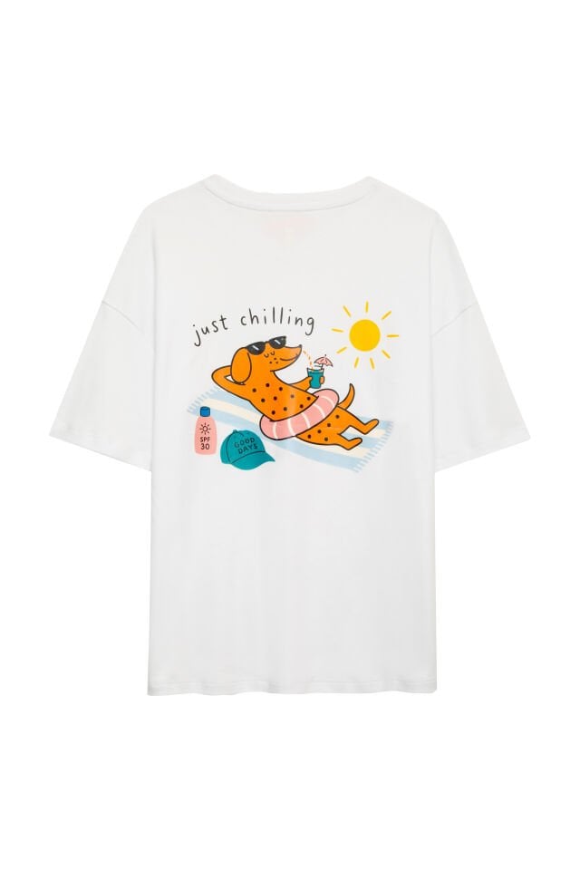 JUST CHILLING TSHIRT 8-9