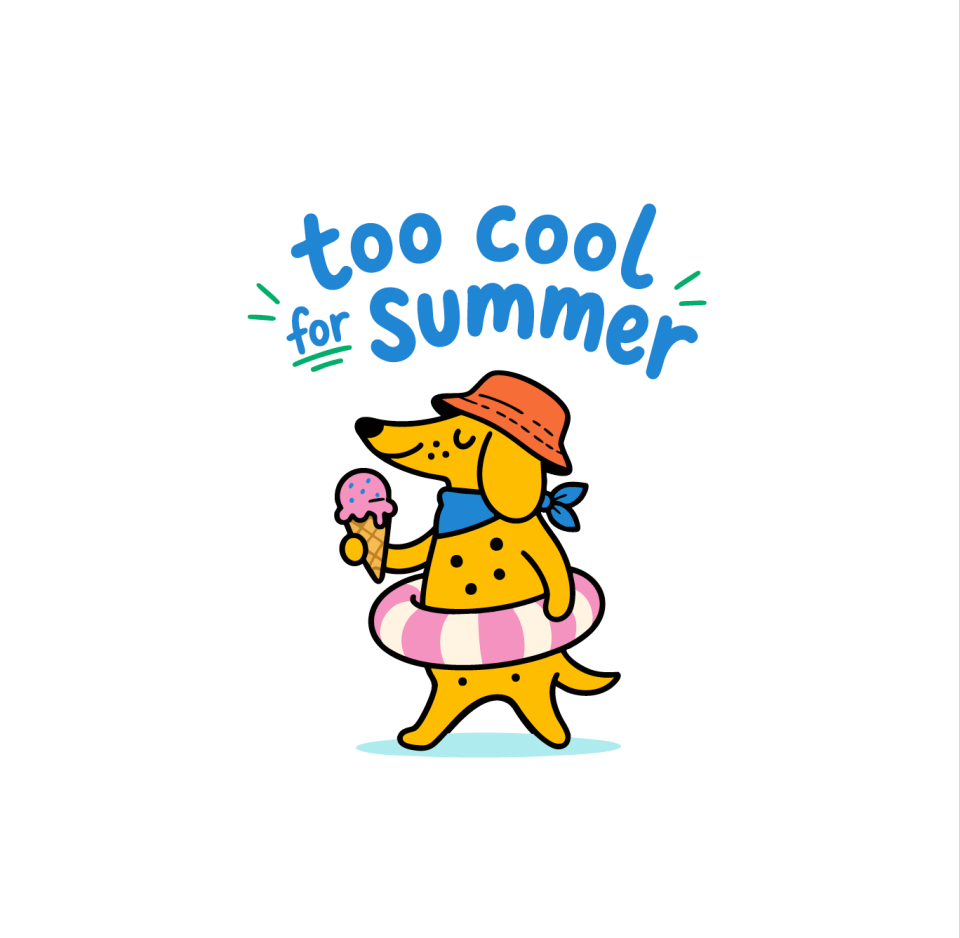 COOL FOR SUMMER TSHIRT 8-9